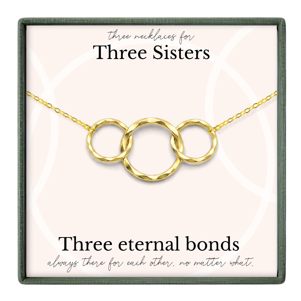 Three Sisters Necklace Set – A Heartfelt Gift to Celebrate Sisterly Bonds