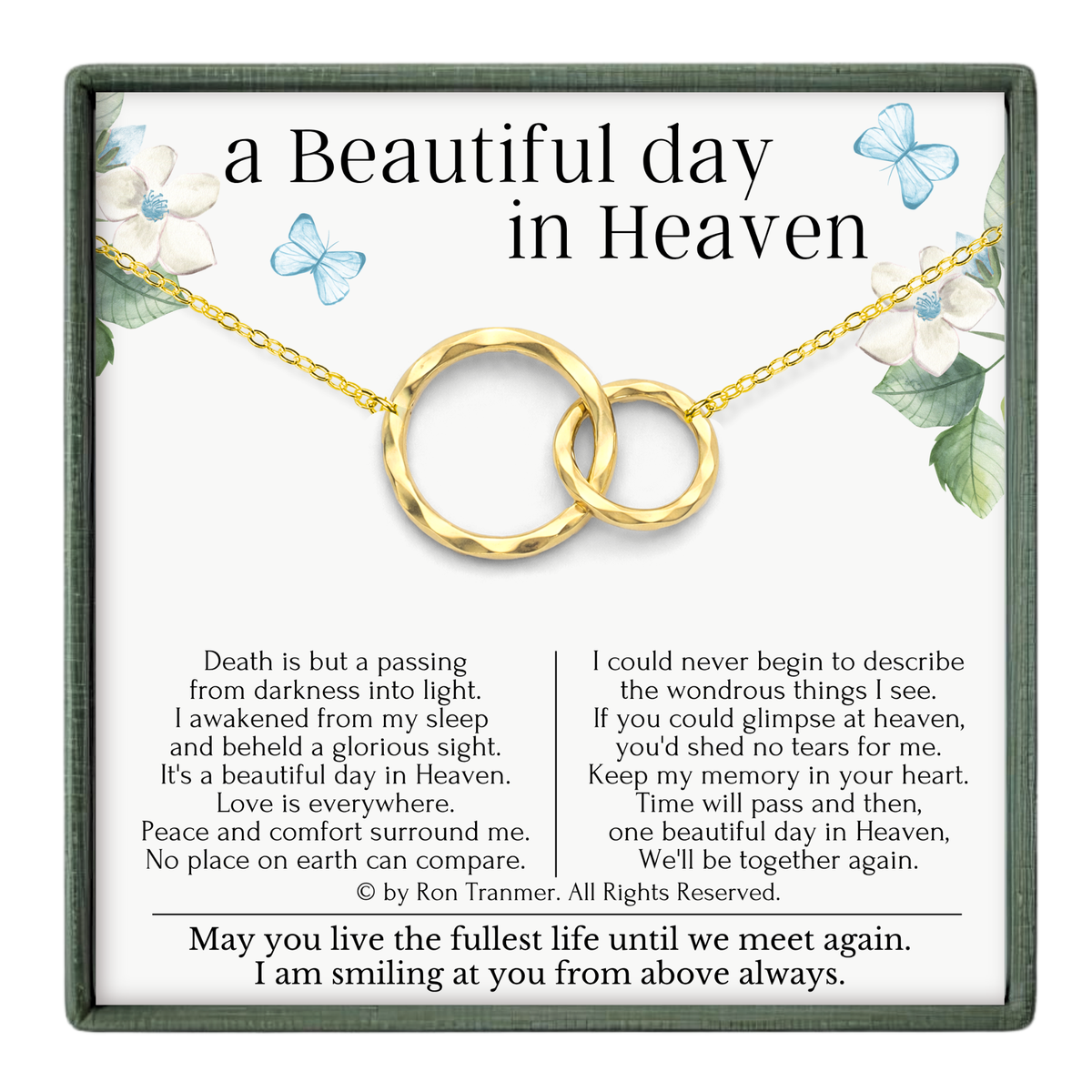 Loss of Parent Necklace – A Heartfelt Condolences Gift for Her 