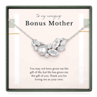 a necklace with a large, sparkling crystal pendant, and a heartfelt message about the gift of life and the love that has been given to the recipient.