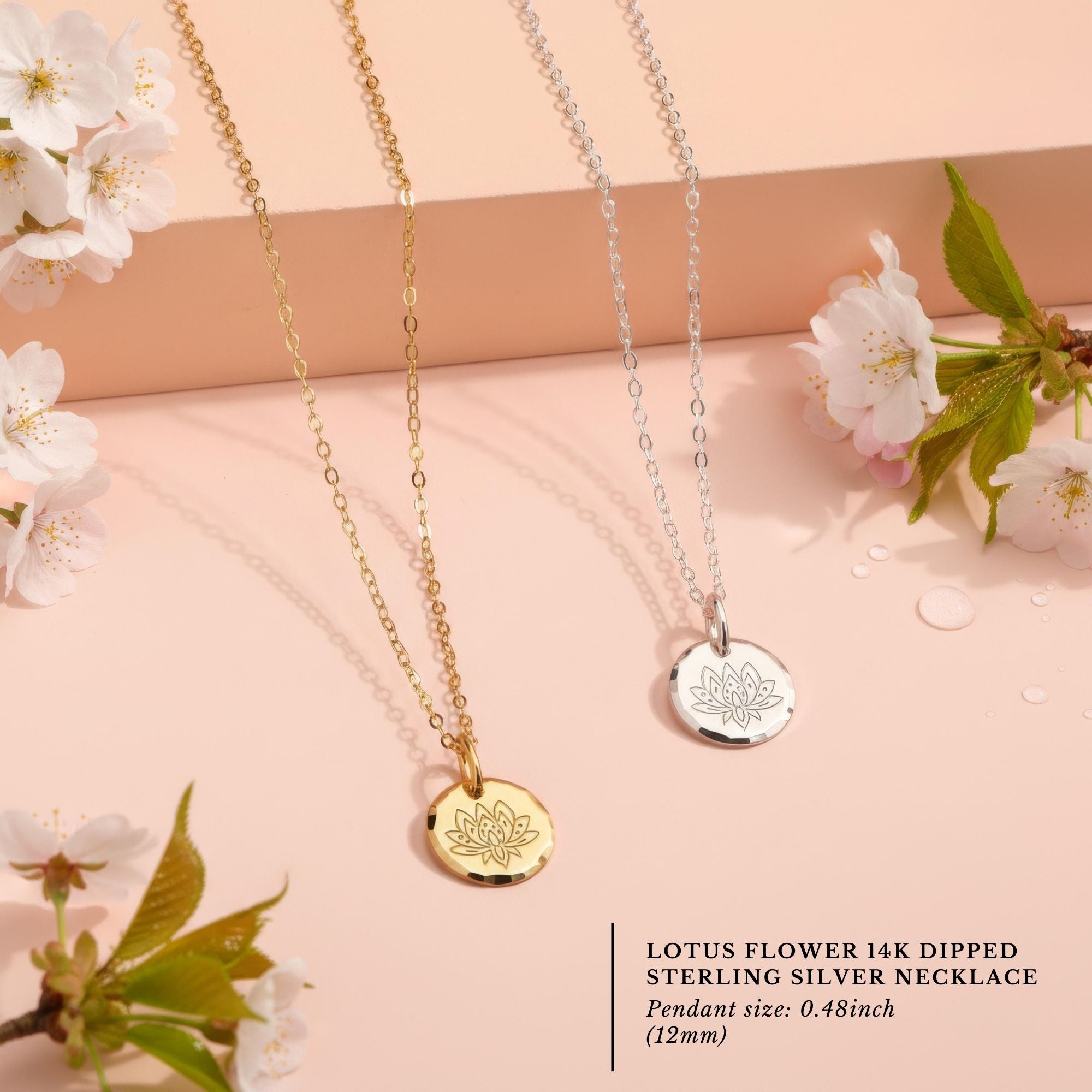 Lotus Flower Necklace - A Heartfelt Gift for Her to Celebrate Love